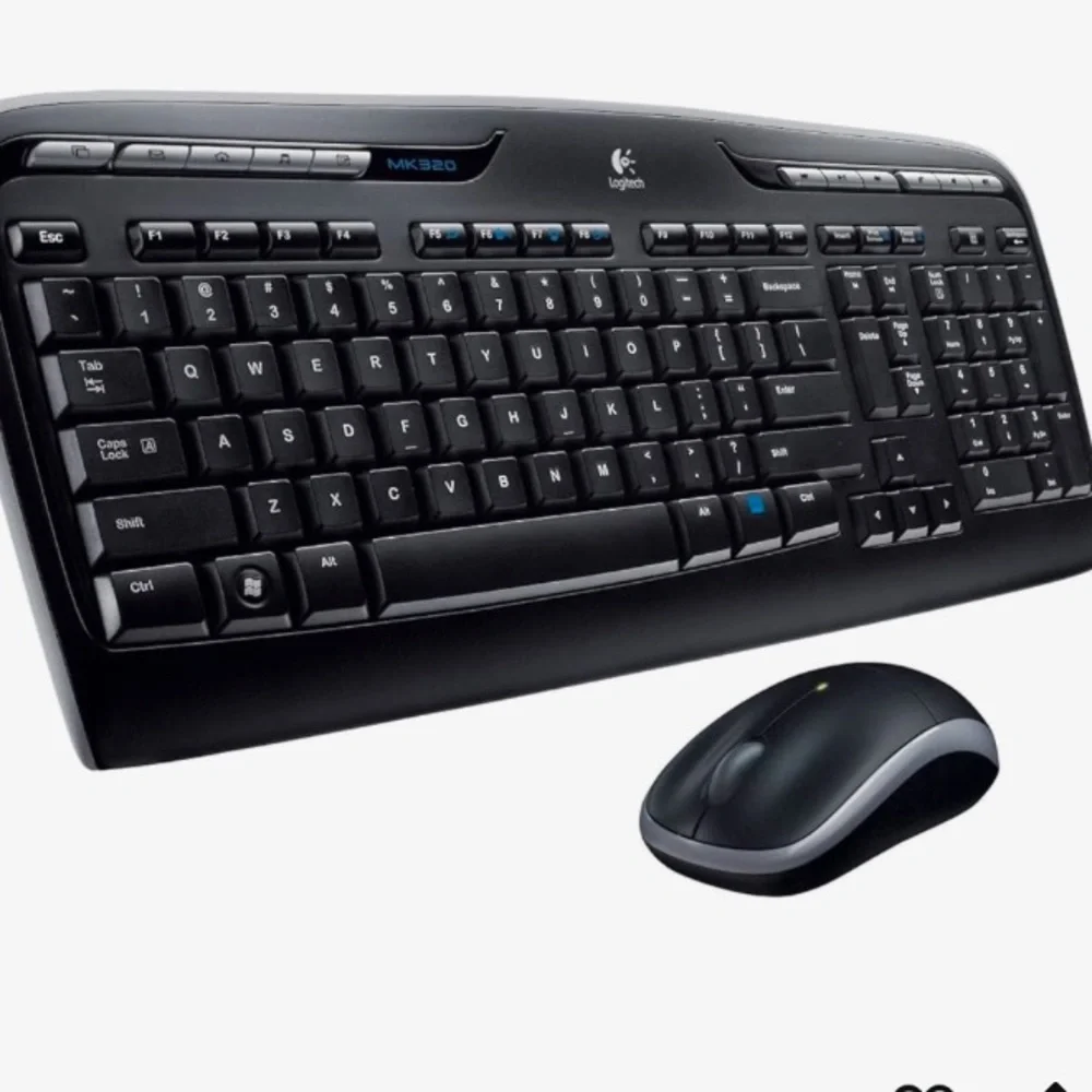 MK320 wireless keyboard and mouse combo new in box black